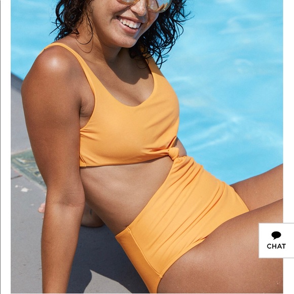 knot front bathing suit